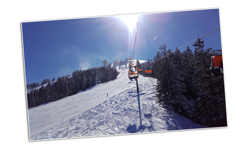 Buchensteinwand Skifahren